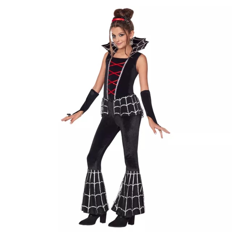 Kids Wicked Web Costume BLACK CHILD SMALL