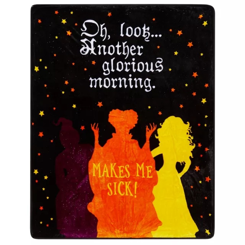 Makes Me Sick Fleece Blanket - Hocus Pocus MULTI-COLOR 60 IN X 50 IN