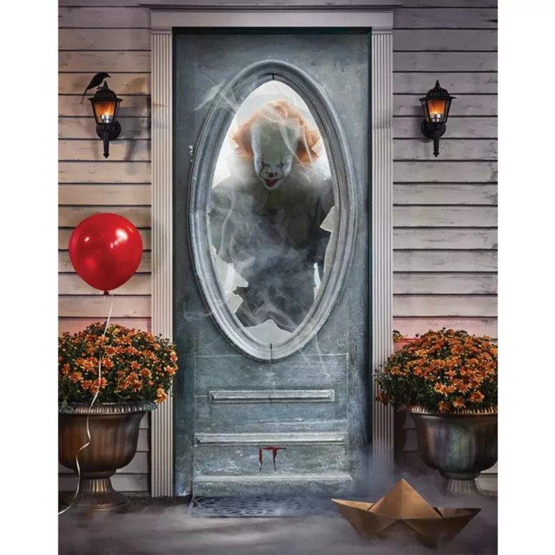 Pennywise Door Cover - It MULTI-COLOR ONE SIZE FITS MOST