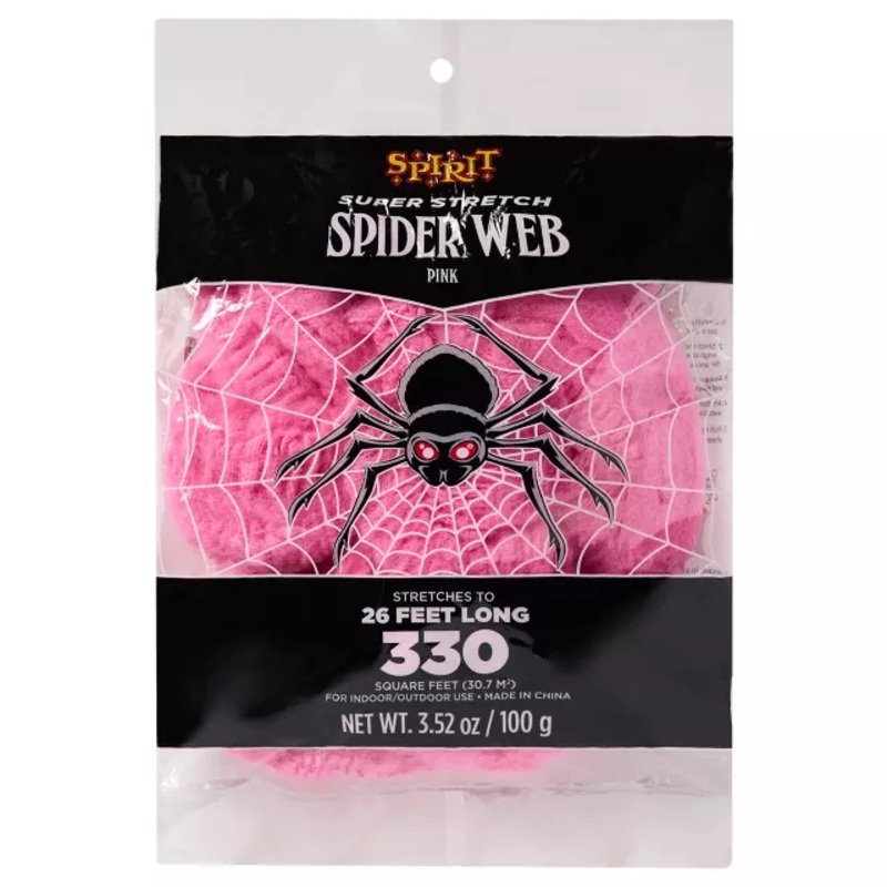 Super Stretch Spider Web Pink PINK
