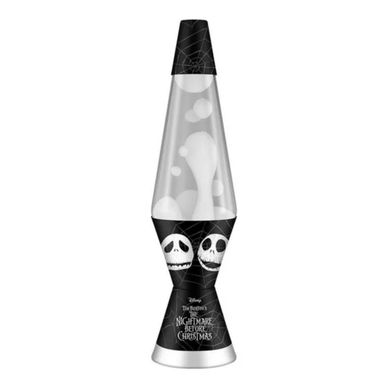 The Nightmare Before Christmas Jack Skellington 17 Inch Black and White Lava Lamp  32 OUNCE