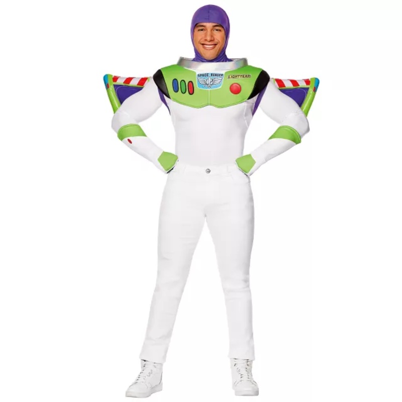 Adult Buzz Lightyear Costume Kit - Toy Story GREEN ONE SIZE FITS MOST