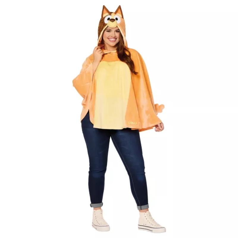 Adult Chilli Plus Size Costume Top - Bluey ORANGE 1X
