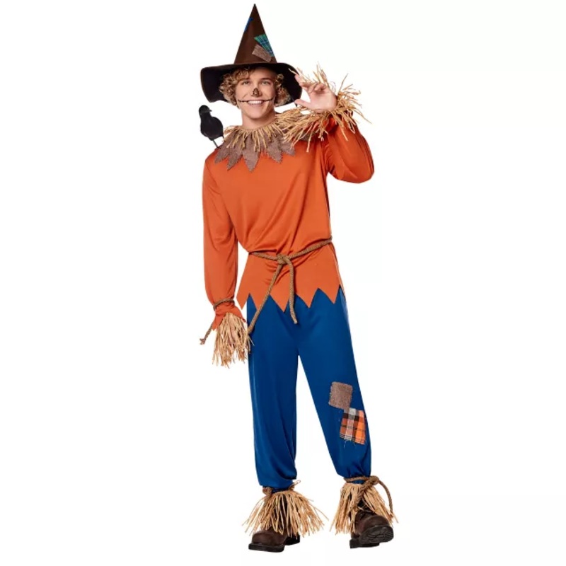 Adult Farm Scarecrow Costume MULTI-COLOR SMALL/MEDIUM