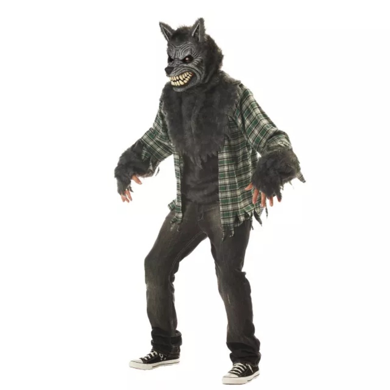 Adult Full Moon Madness Werewolf Costume BROWN ADULT MEDIUM