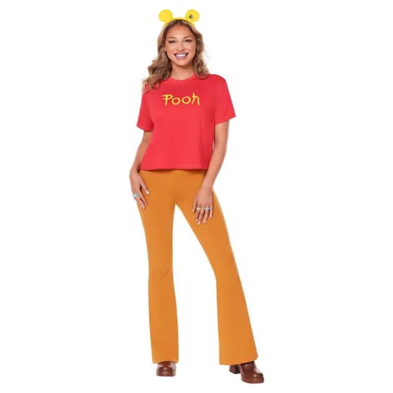 Adult Pooh Costume Kit - Winnie the Pooh RED/YELLOW ADULT SMALL