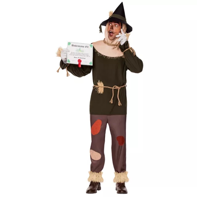 Adult Scarecrow Costume - The Wizard of Oz MULTI-COLOR ADULT MEDIUM