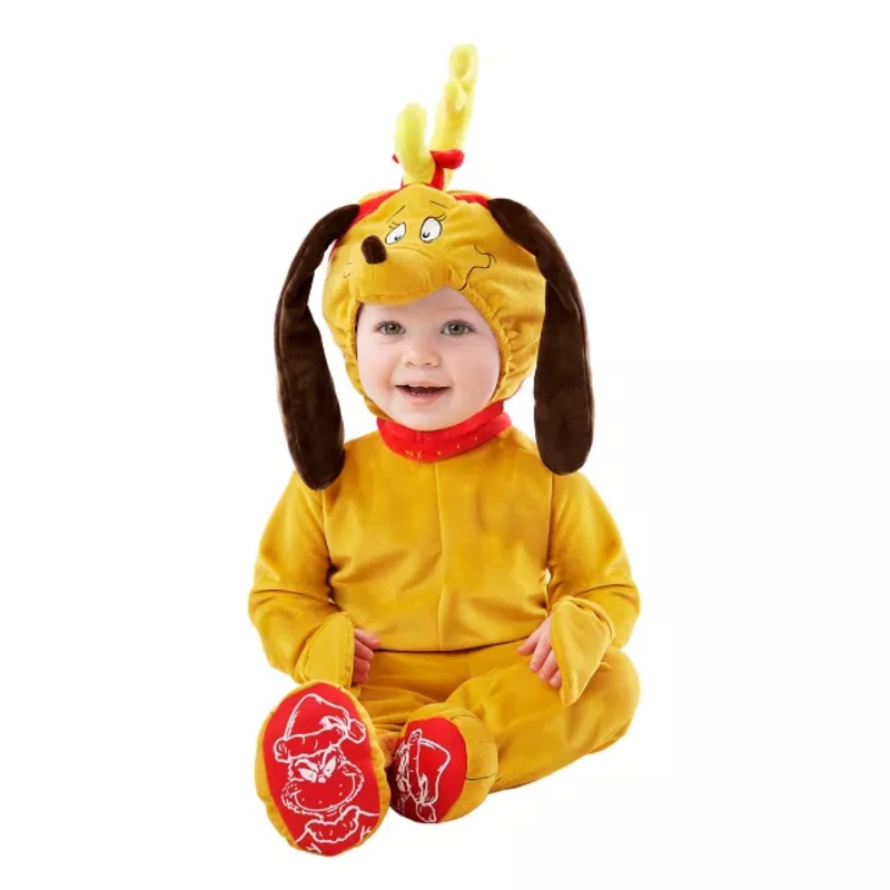 Baby Max The Grinch Costume - Dr. Seuss BROWN 0 TO 6 MONTHS
