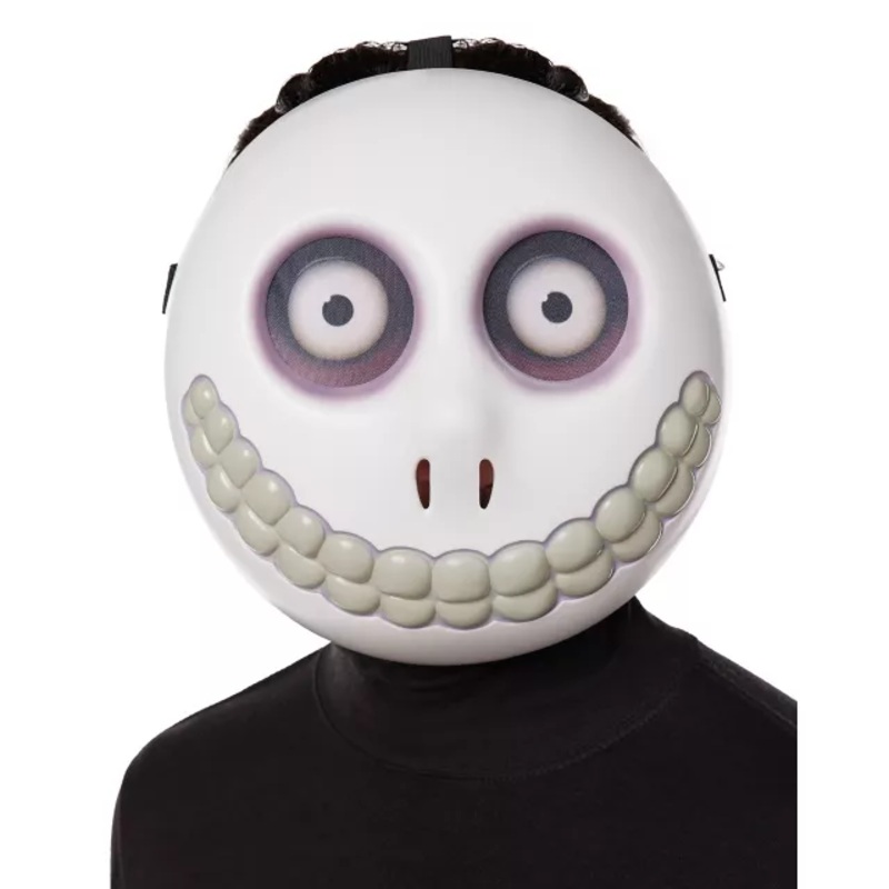 Barrel Half Mask - The Nightmare Before Christmas WHITE ONE SIZE FITS MOST