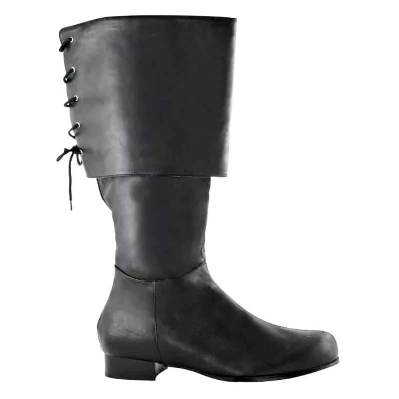 Black Pirate Boots BLACK SIZE 8/9