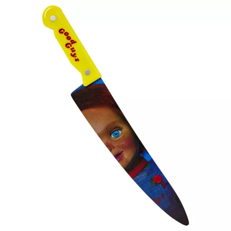 Chucky Graphic Knife BLACK AND YELLOW