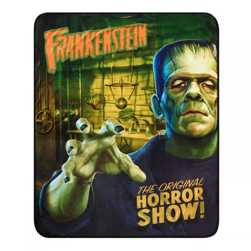 Frankenstein Fleece Blanket - Universal Monsters MULTI-COLOR 60 IN X 50 IN