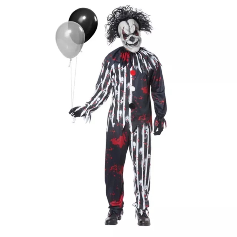 Freakshow Clown Plus Size Costume MULTI-COLOR 2X