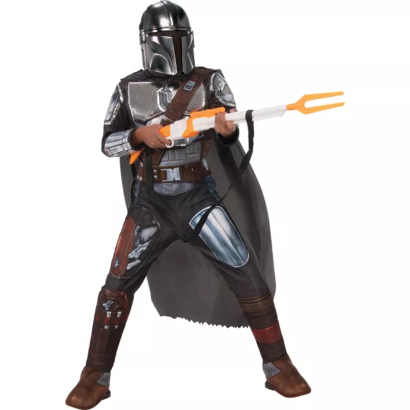 Kids Bounty Hunter Costume - The Mandalorian BLACK CHILD SMALL