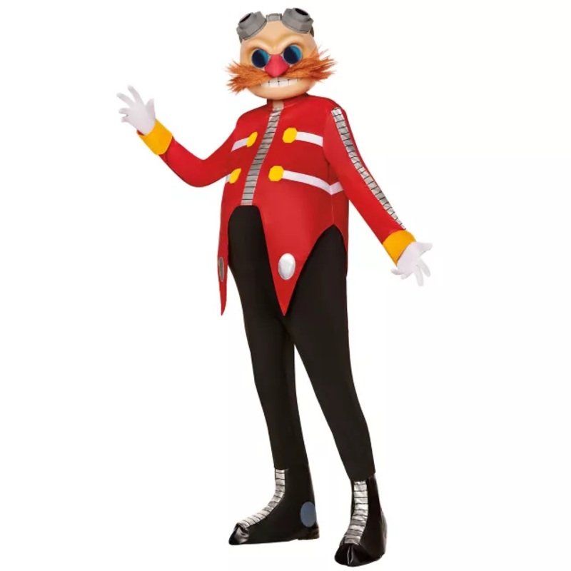 Kids Dr. Eggman Costume - Sonic the Hedgehog MULTI-COLOR CHILD SMALL
