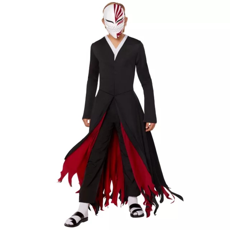 Kids Ichigo Shihakusho Hollow Costume - Bleach BLACK BOYS S/M
