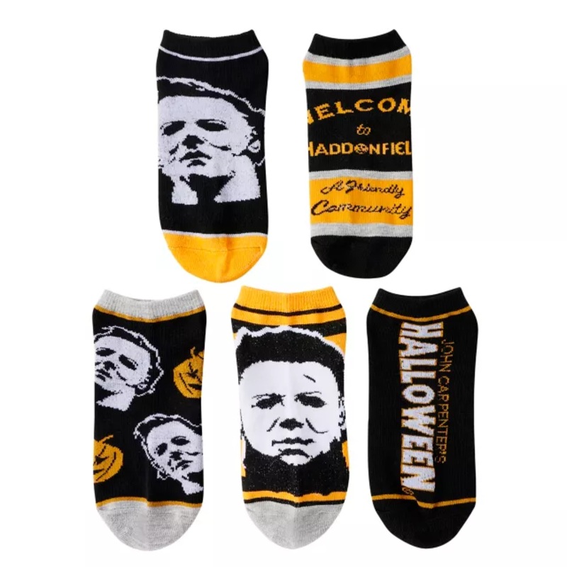 Michael Myers Ankle Socks 5 Pair - Halloween MULTI-COLOR ONE SIZE FITS MOST
