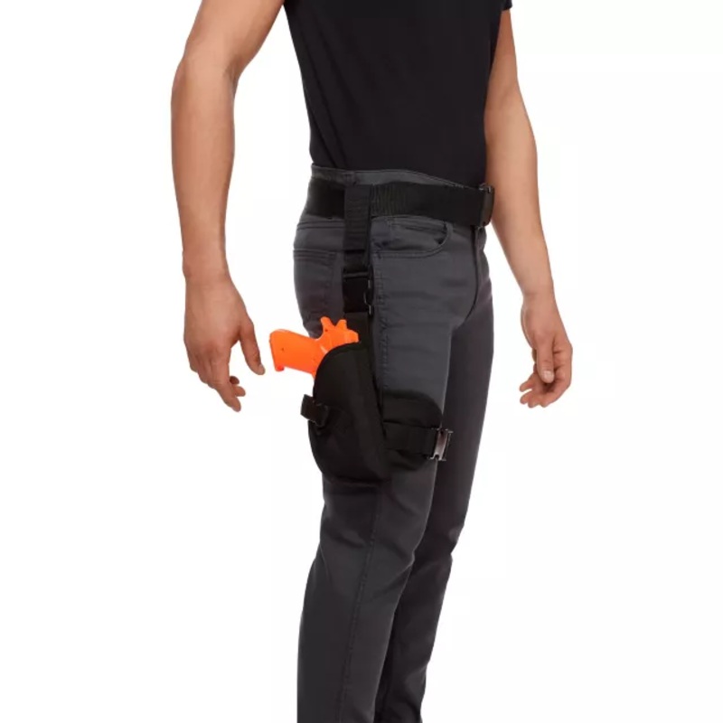 Police Belt with Leg Holster  ONE SIZE FITS MOST