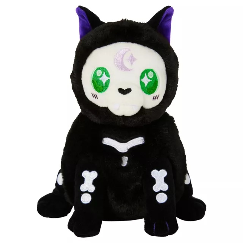 Squishable Snacker Witchy Skeleton Cat Plush MULTI-COLOR