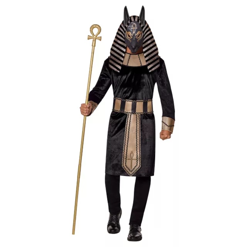 Adult Anubis Costume BLACK ADULT MEDIUM