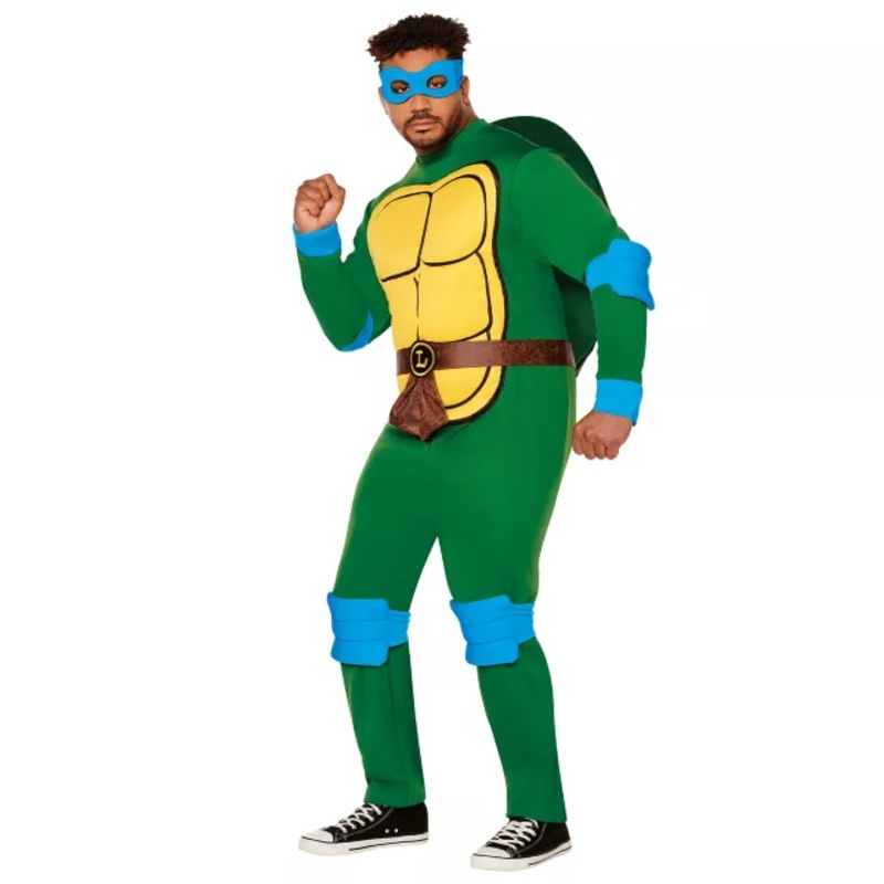 Adult Leonardo Costume - Teenage Mutant Ninja Turtles GREEN SMALL/MEDIUM