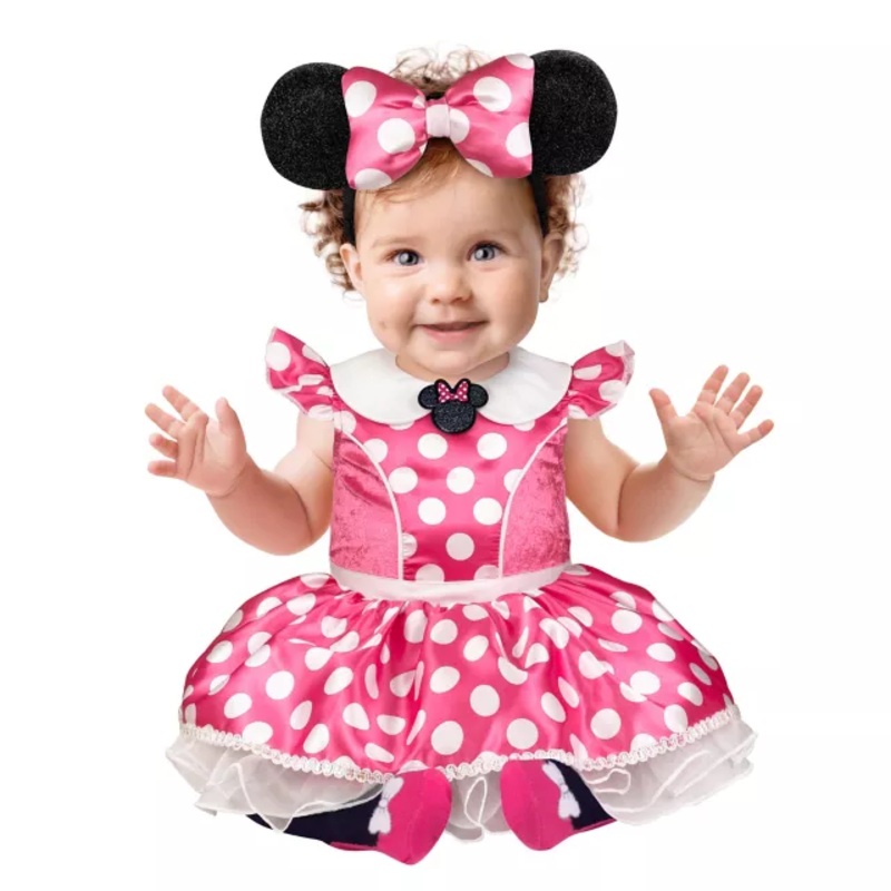 Baby Pink Minnie Mouse Costume - Mickey and Friends PINK 0 TO 6 MONTHS