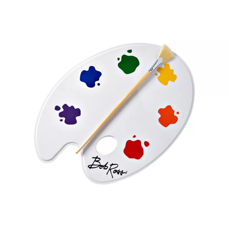 Bob Ross Paint Palette WHITE