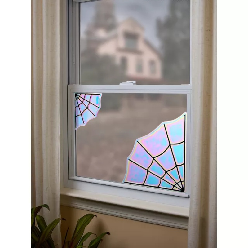 Iridescent Spider Web MULTI-COLOR