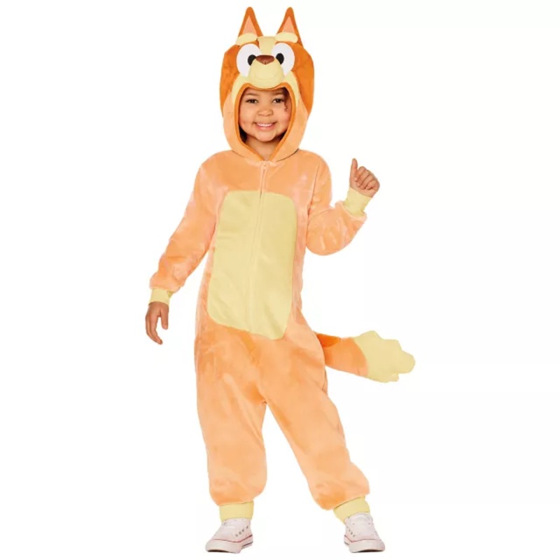 Kids Bingo Jumpsuit - Bluey ORANGE CHILD SMALL
