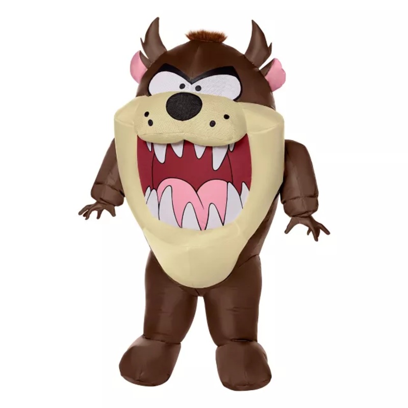 Kids Inflatable Taz Costume - Looney Tunes BROWN CHILD ONE SIZE