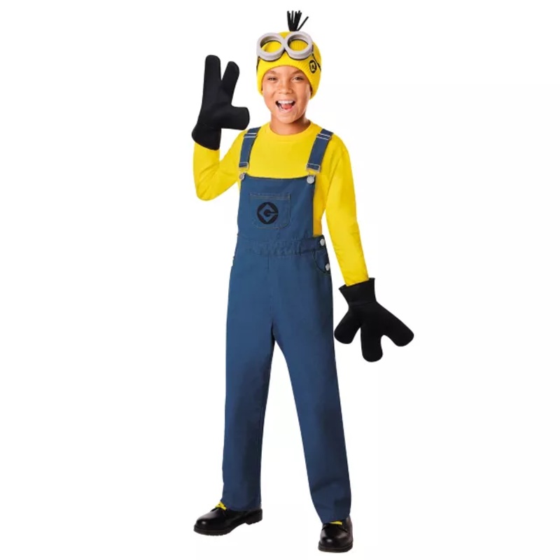 Kids Kevin Costume Deluxe - Minions BLUE/YELLOW CHILD EXTRA SM