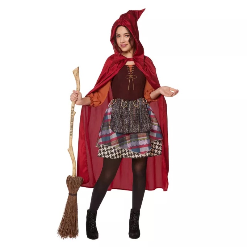 Kids Mary Sanderson Cape - Hocus Pocus RED CHILD ONE SIZE