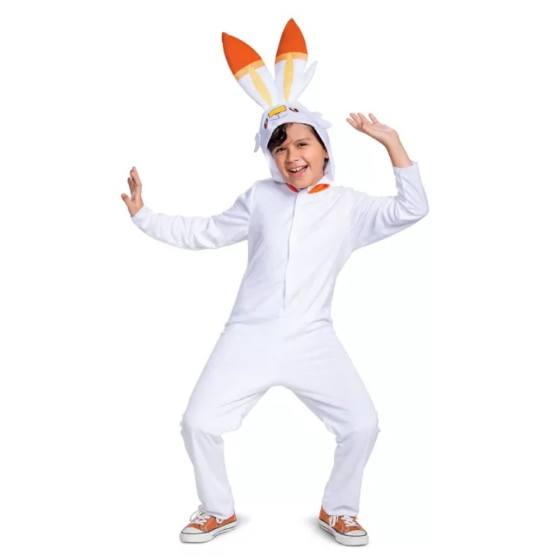 Kids Scorbunny Costume - Pokmon WHITE CHILD SMALL