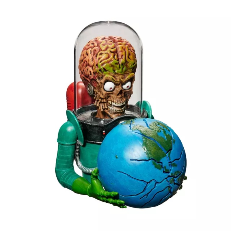 Light-Up Martian Warrior Statue - Mars Attacks GREEN - MULTI