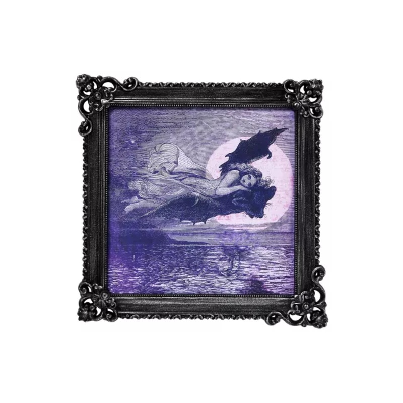 Mystical Arts Angel Sign BLACK AND PURPLE 15 INCHES