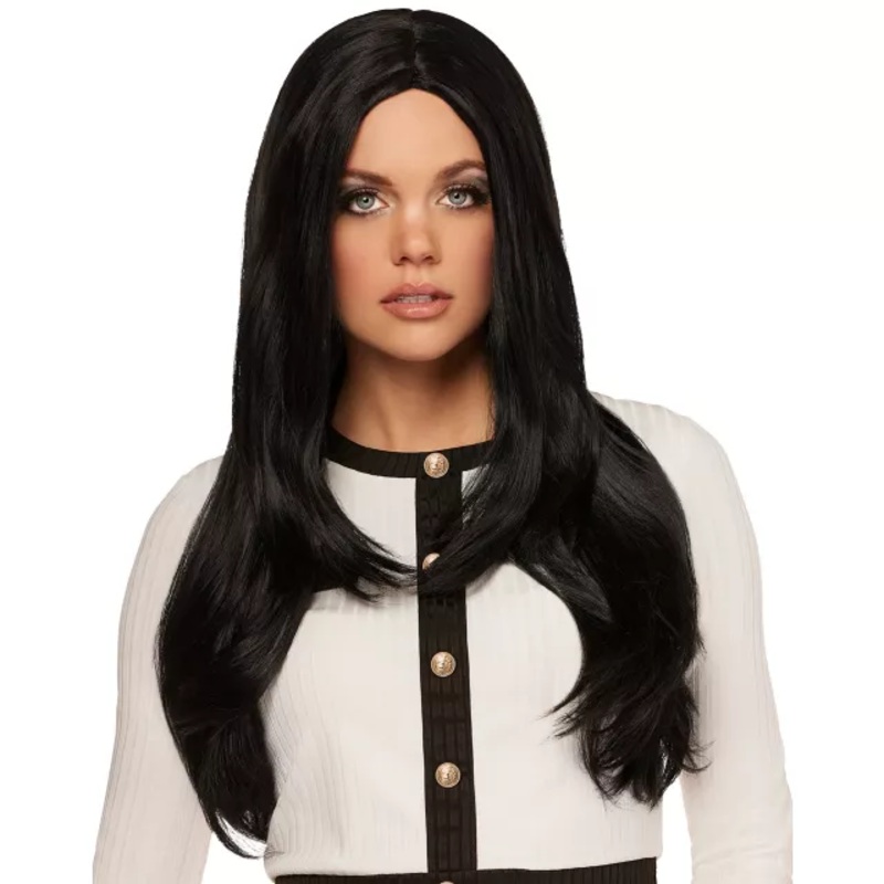 Rock 'n Roll Queen Wig BLACK ONE SIZE FITS MOST