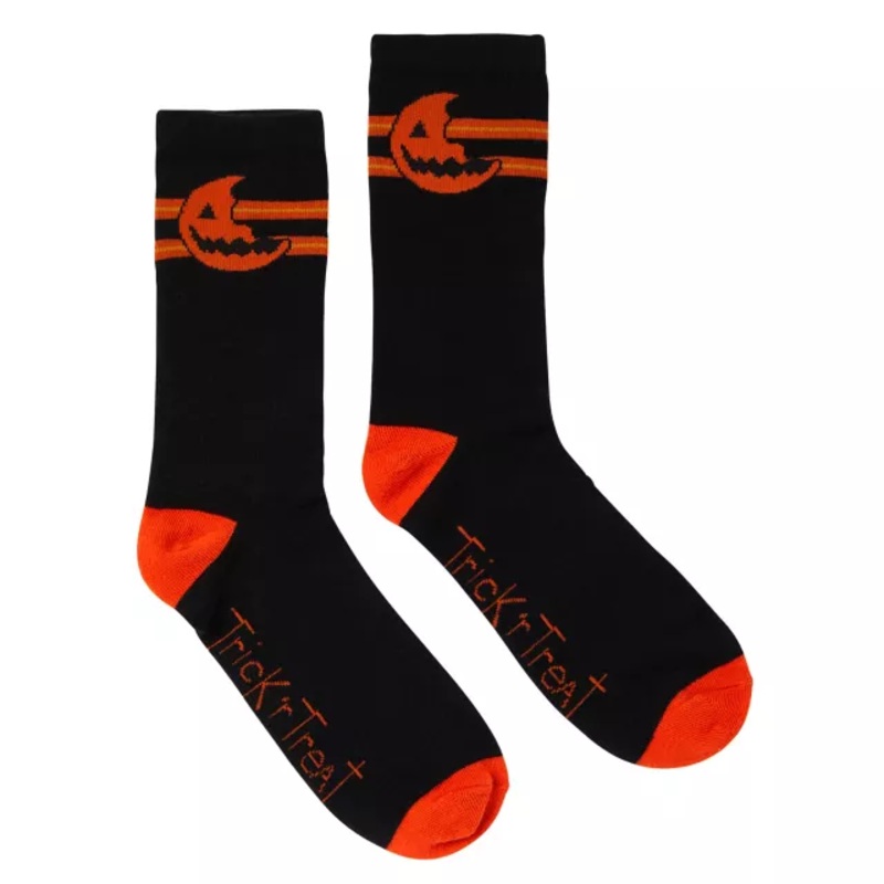 Sam Lollipop Crew Socks - Trick 'r Treat BLACK ONE SIZE FITS MOST