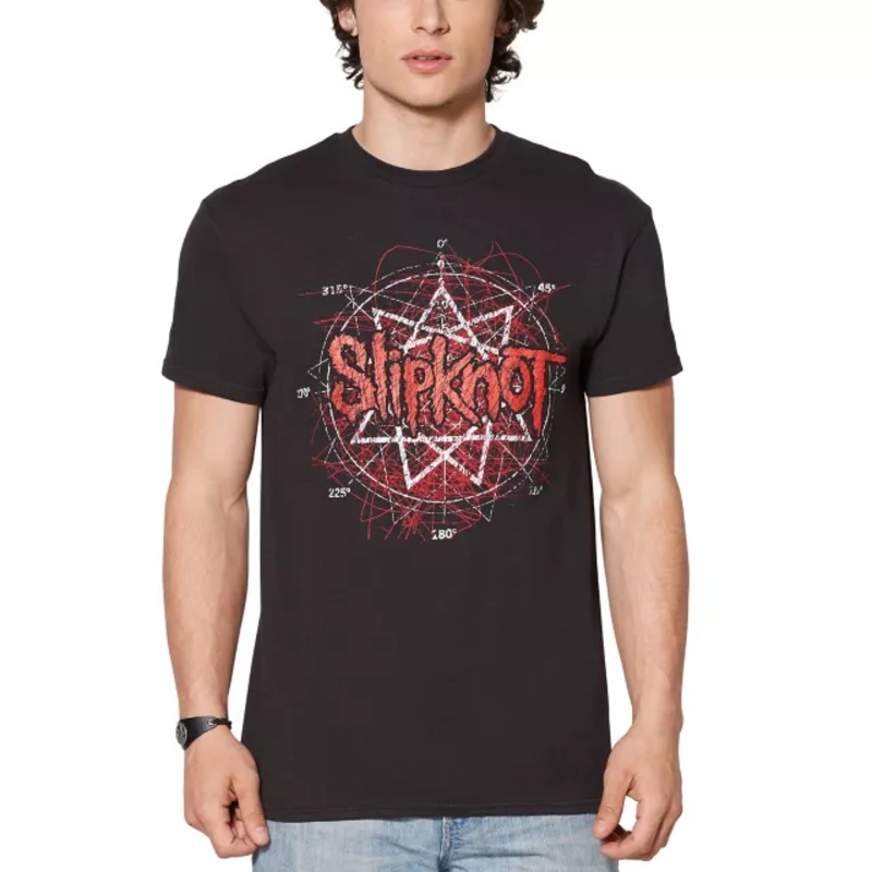 Slipknot Nonagram T Shirt BLACK ADULT SMALL