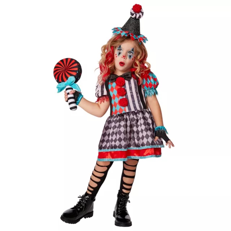 Toddler Carnival Cutie Costume BLACK/BLUE/RED 2T