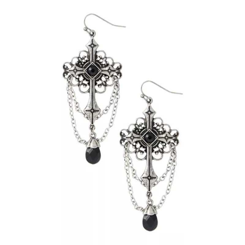 Vampire Earrings BLUE ONE SIZE FITS MOST