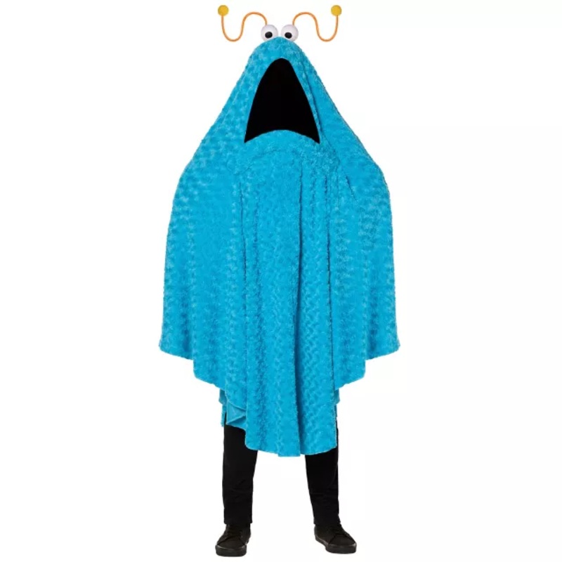 Adult Blue Yip Yip Costume - Sesame Street BLUE ONE SIZE FITS MOST