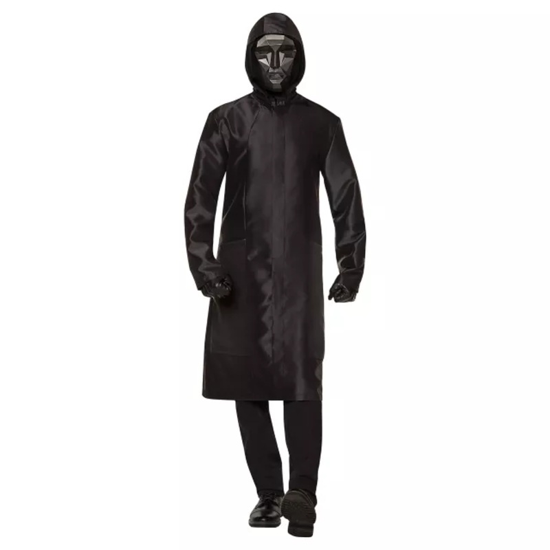 Adult Front Man Costume - Squid Game BLACK ADULT SMALL
