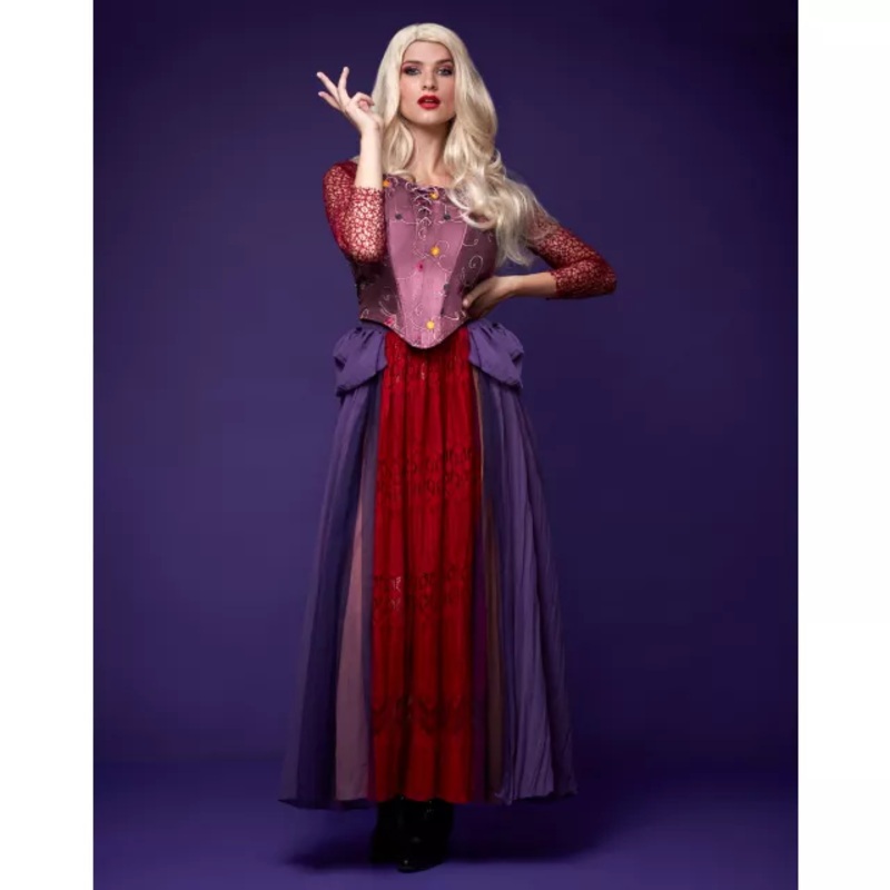 Adult Sarah Sanderson Costume The Signature Collection - Hocus Pocus PURPLE ADULT SMALL