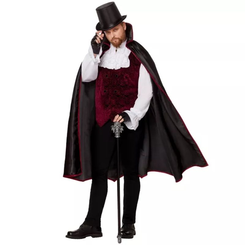 Adult Vampire Plus Size Costume BLACK 2X