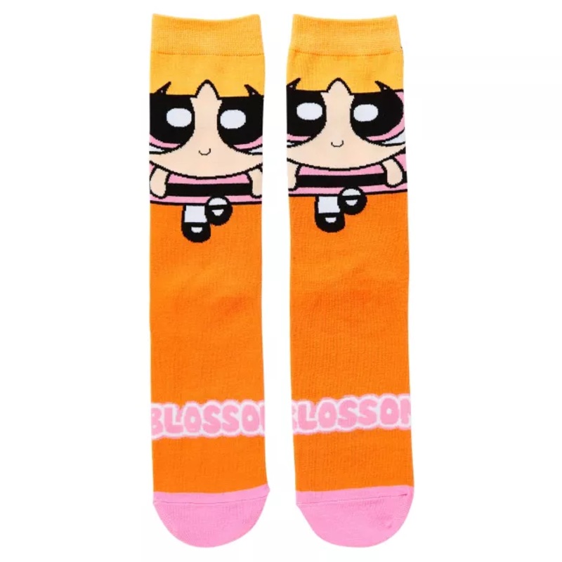 Blossom Crew Socks - The Powerpuff Girls RED ONE SIZE FITS MOST