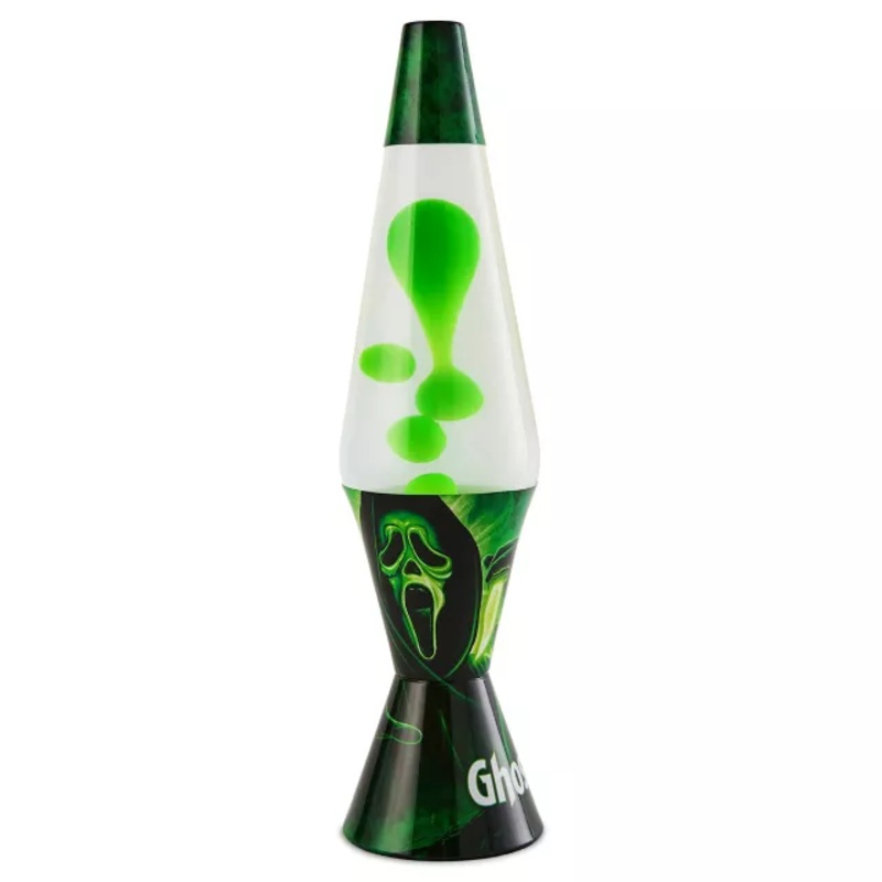 Ghost Face 17 Inch Lava Lamp Green BLACK AND GREEN 32 OUNCE