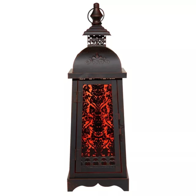 Gothic Noir Lantern MULTI-COLOR 16 INCH