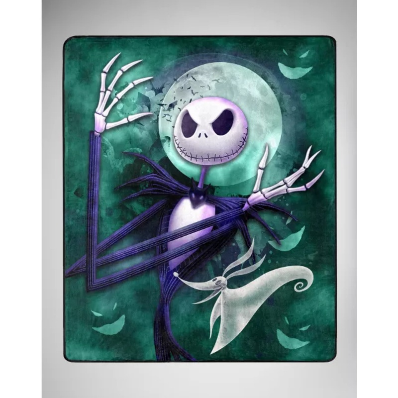 Jack Skellington Reversible Fleece Blanket - The Nightmare Before Christmas MULTI-COLOR 60 IN X 50 IN