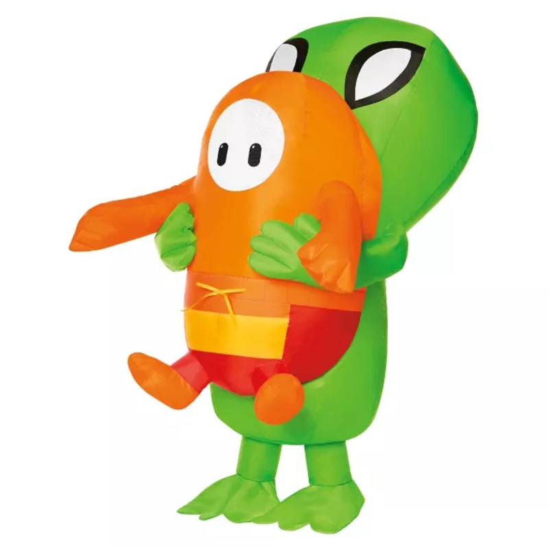 Kids Bean Snatcher Inflatable Costume - Fall Guys MULTI-COLOR BOYS S/M