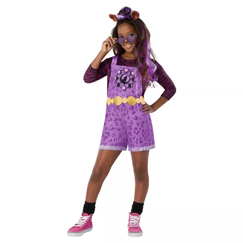 Kids Clawdeen Costume - Monster High PURPLE CHILD SMALL